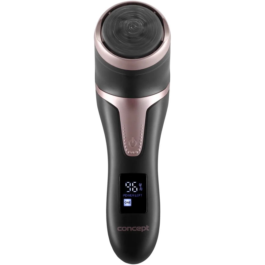 Concept PN3020 - Elektrický pilník na paty PERFECT SKIN 5V 1200 mAh IPX6 černá/rosegold
