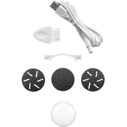 Concept PN3020 - Elektrický pilník na paty PERFECT SKIN 5V 1200 mAh IPX6 černá/rosegold