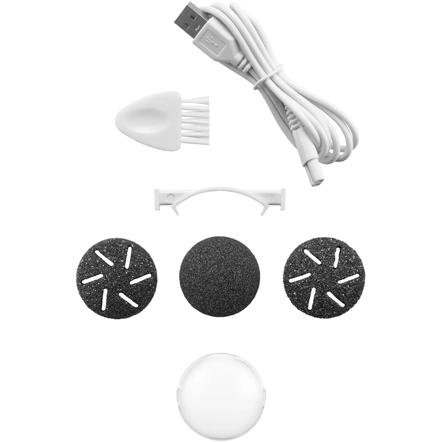 Concept PN3020 - Elektrický pilník na paty PERFECT SKIN 5V 1200 mAh IPX6 černá/rosegold