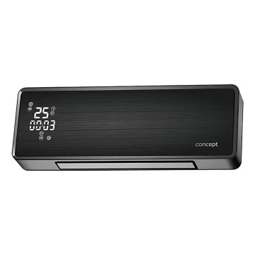 Concept QH4001 - Elektrické topení 1000/2000W IP22 černá + dálkové ovládání