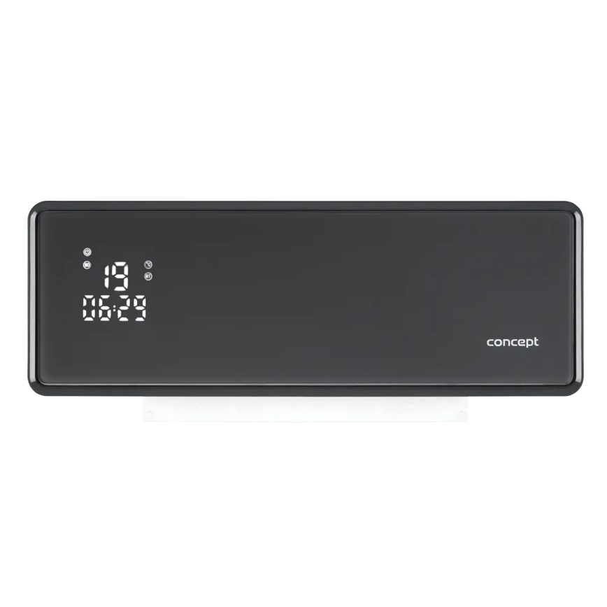 Concept QH4100 - Elektrické topení 1000/2000W Wi-Fi IP22 šedá + dálkové ovládání