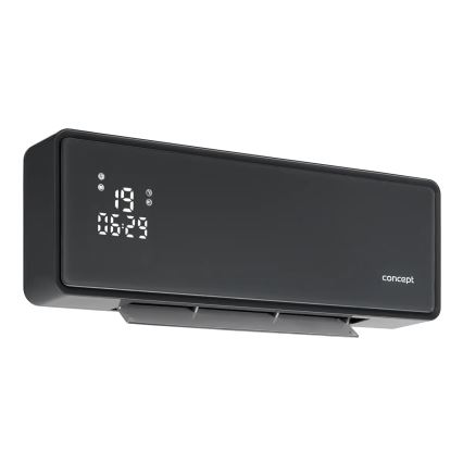 Concept QH4100 - Elektrické topení 1000/2000W Wi-Fi IP22 šedá + dálkové ovládání