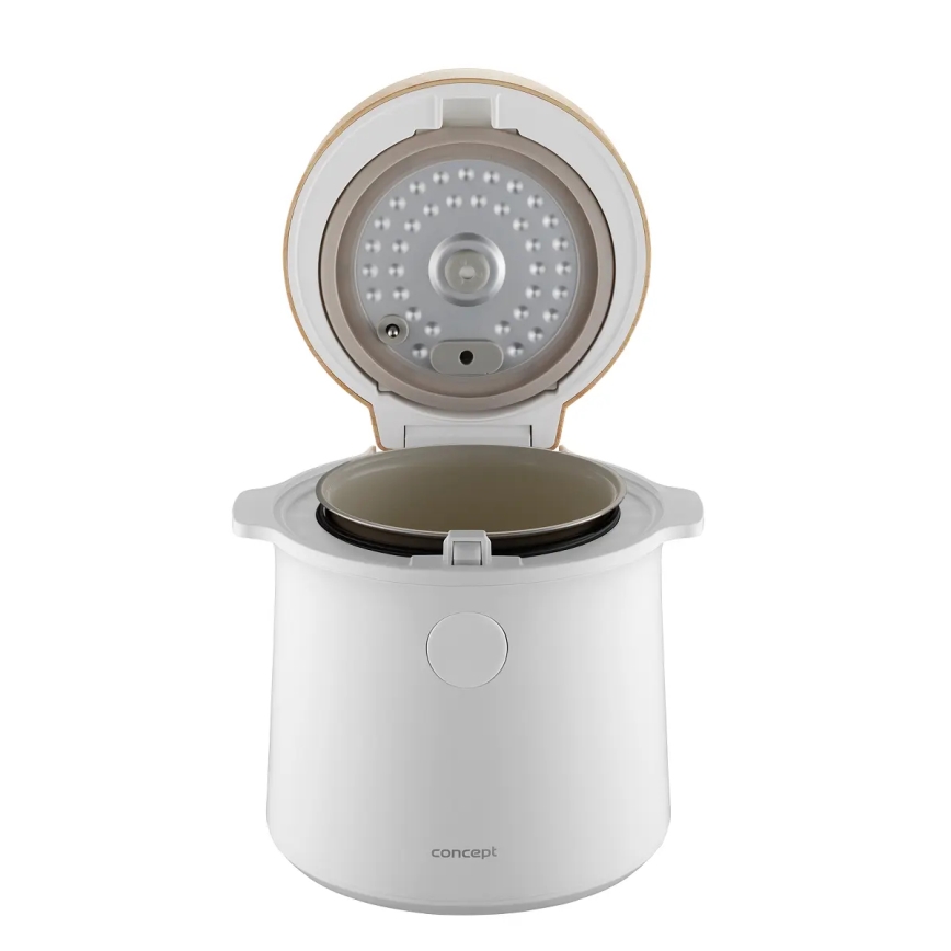 Concept RE3030 - Digitální rýžovar 2v1 380W/230V 1,5 l bílá/dekor dřeva