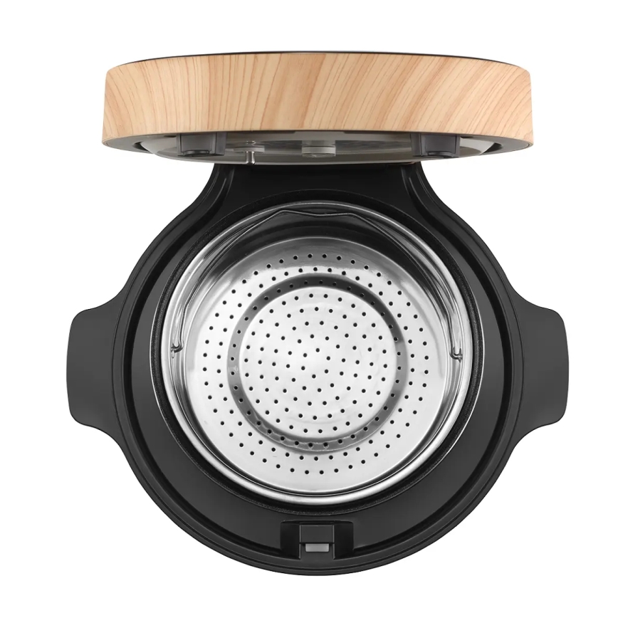 Concept RE4040 - Digitální rýžovar 2v1 450W/230V 2 l černá/dekor dřeva