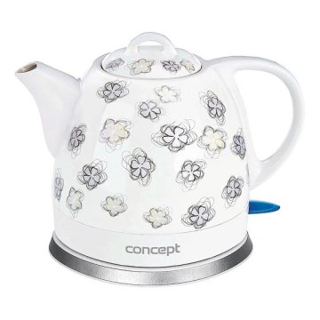 Concept RK0010ne - Rychlovarná konvice 1 l 1100W/230V bílá/keramika