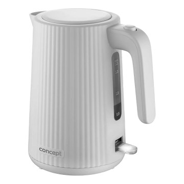 Concept RK2390 - Rychlovarná konvice 1,7 l 2200W/230V bílá