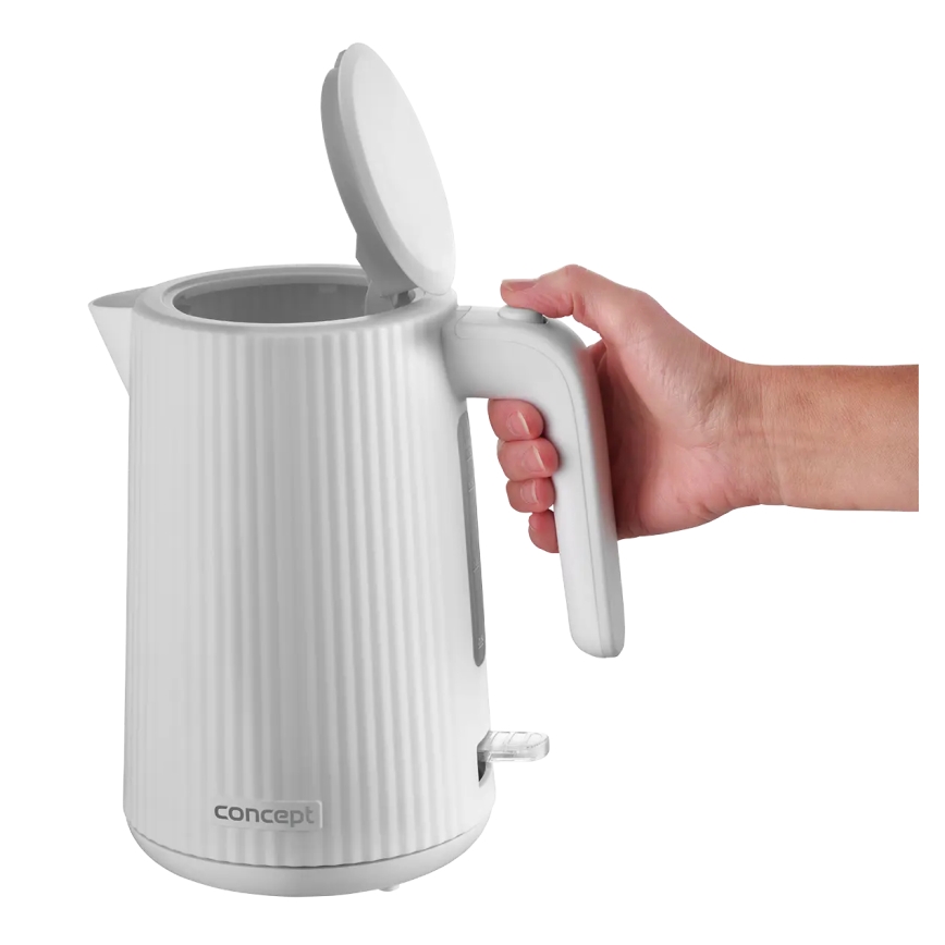 Concept RK2390 - Rychlovarná konvice 1,7 l 2200W/230V bílá