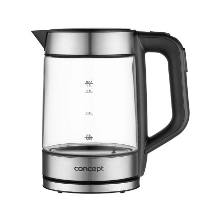 Concept RK4067 - Rychlovarná konvice s termotegulací 1,7 l 2200W/230V nerez