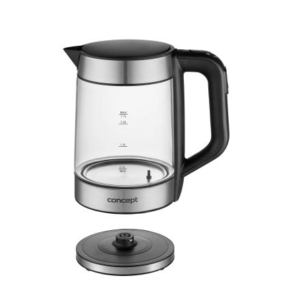 Concept RK4067 - Rychlovarná konvice s termotegulací 1,7 l 2200W/230V nerez