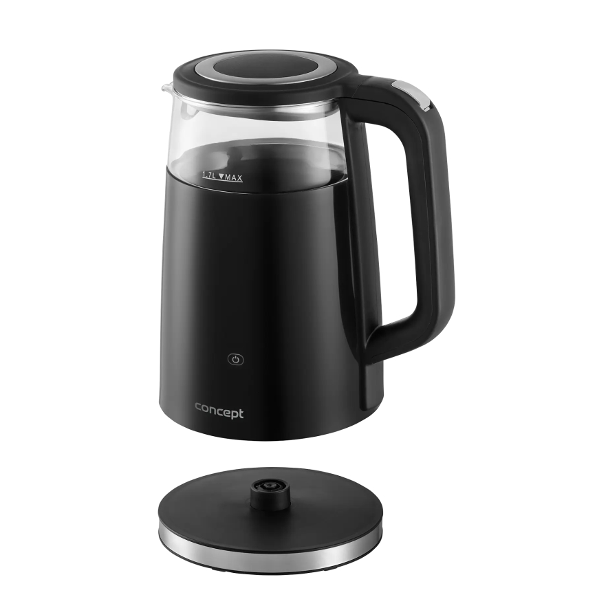 Concept RK4100 - Rychlovarná konvice s termotegulací 1,7 l 2200W/230V černá