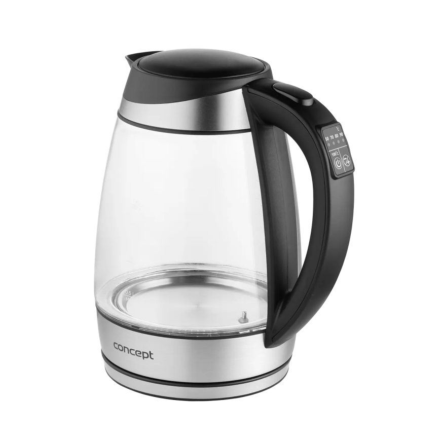 Concept RK4120 - Rychlovarná konvice s termotegulací 1,7 l 2200W/230V nerez