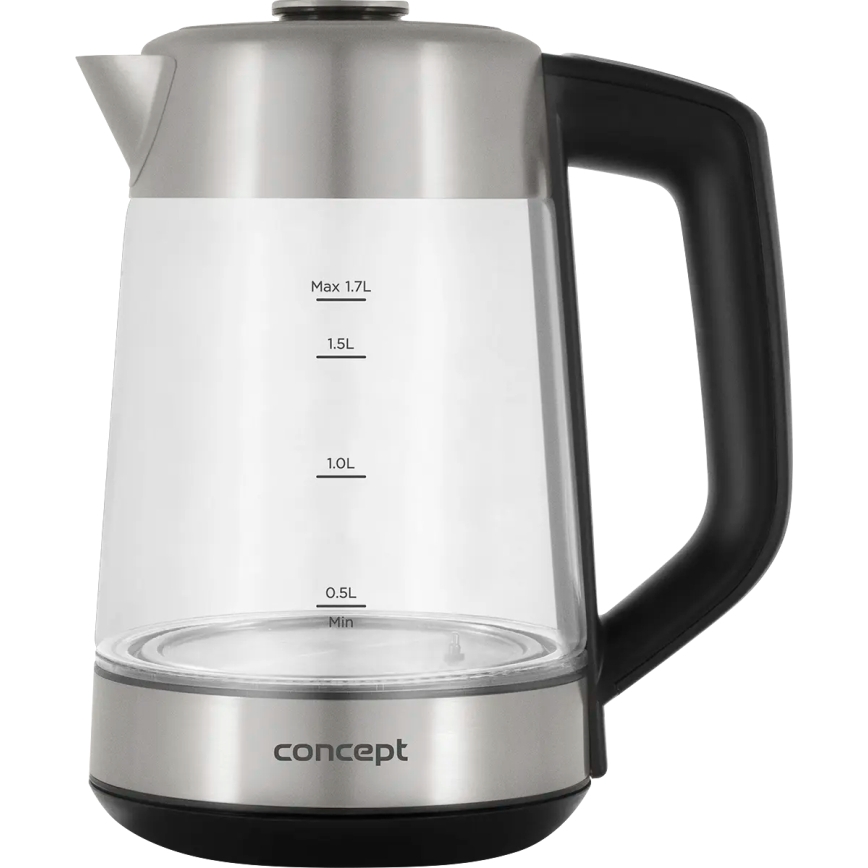 Concept RK4190 - Rychlovarná konvice s termotegulací a sítkem 1,7 l 2200W/230V nerez
