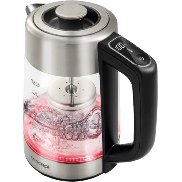 Concept RK4190 - Rychlovarná konvice s termotegulací a sítkem 1,7 l 2200W/230V nerez