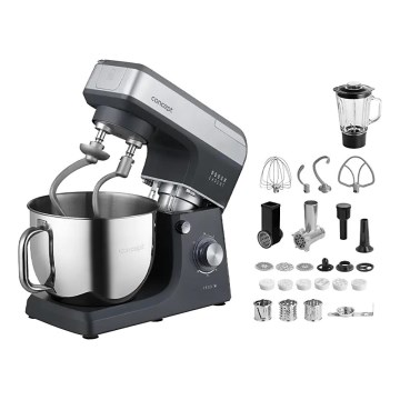 Concept RM6000 - Kuchyňský planetární robot  DOUGH EXPERT 1900W/230V antracit/nerez