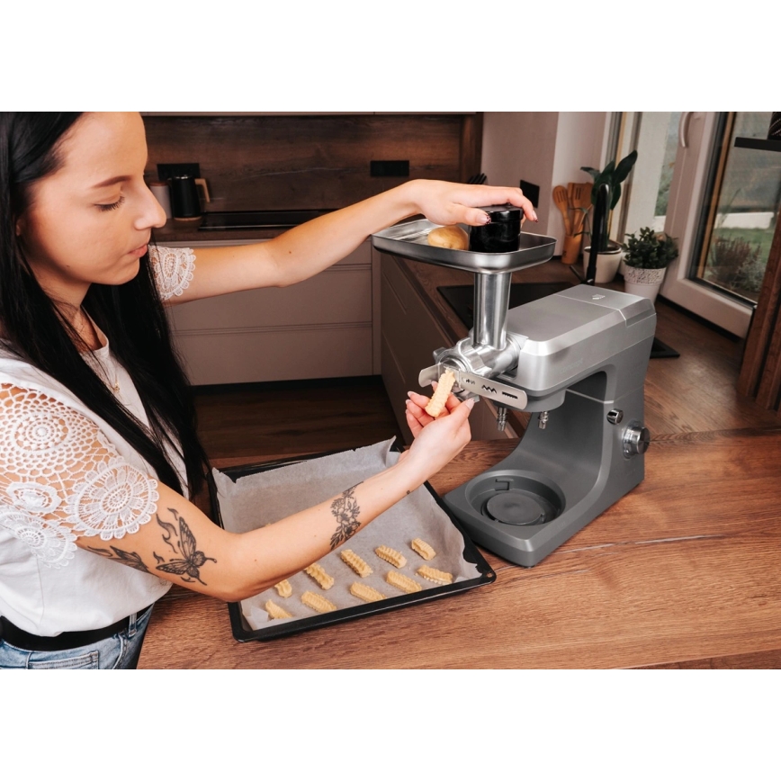 Concept RM6000 - Kuchyňský planetární robot  DOUGH EXPERT 1900W/230V antracit/nerez