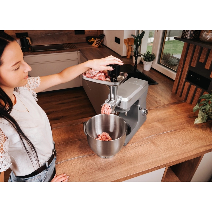 Concept RM6000 - Kuchyňský planetární robot  DOUGH EXPERT 1900W/230V antracit/nerez