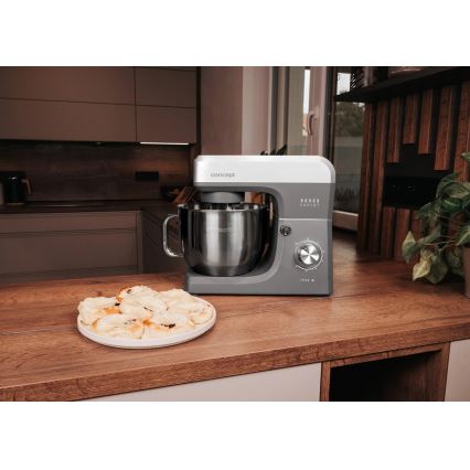 Concept RM6010 - Kuchyňský planetární robot  DOUGH EXPERT 1900W/230V antracit/nerez