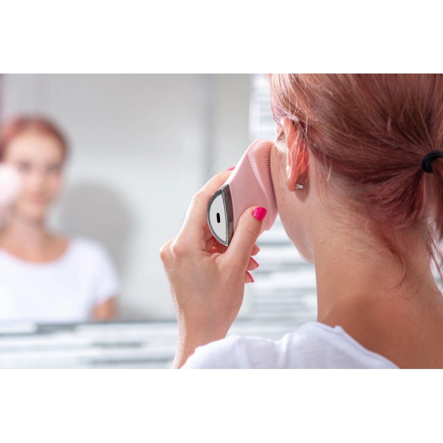 Concept SK9102 - Čisticí kartáček na obličej SONIVIBE 2W/5V 250 mAh IPX7 růžová