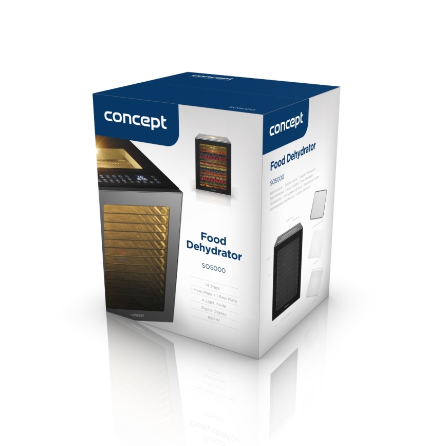 Concept SO5000 - Sušička potravin 850W/230V černá