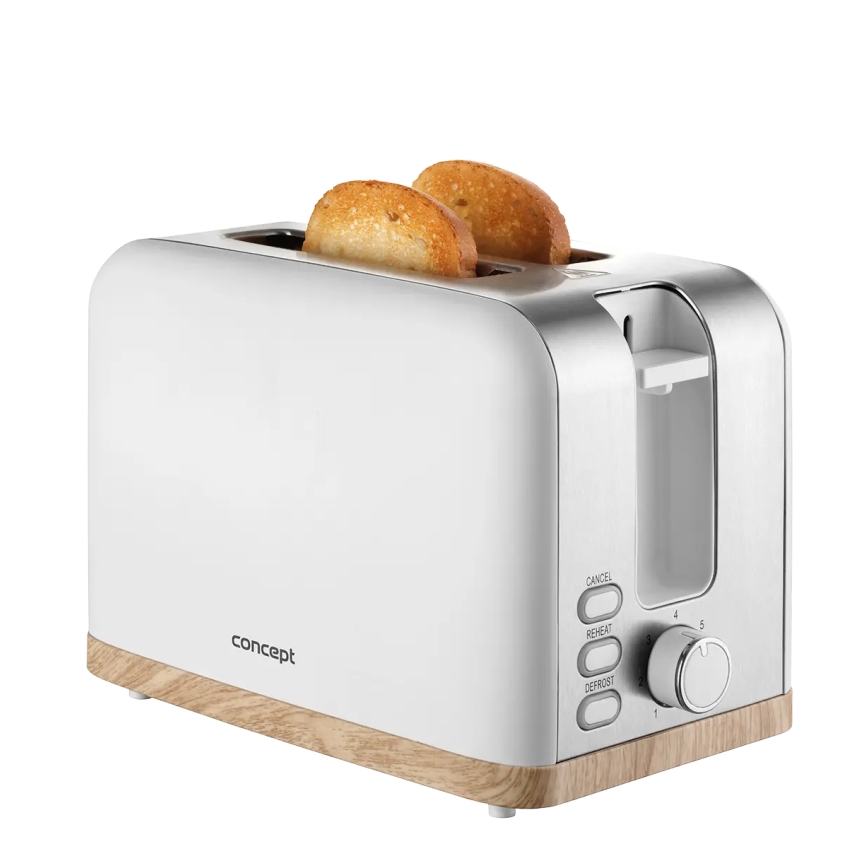 Concept TE2015 - Topinkovač s dvěma otvory 930W/230V bílá