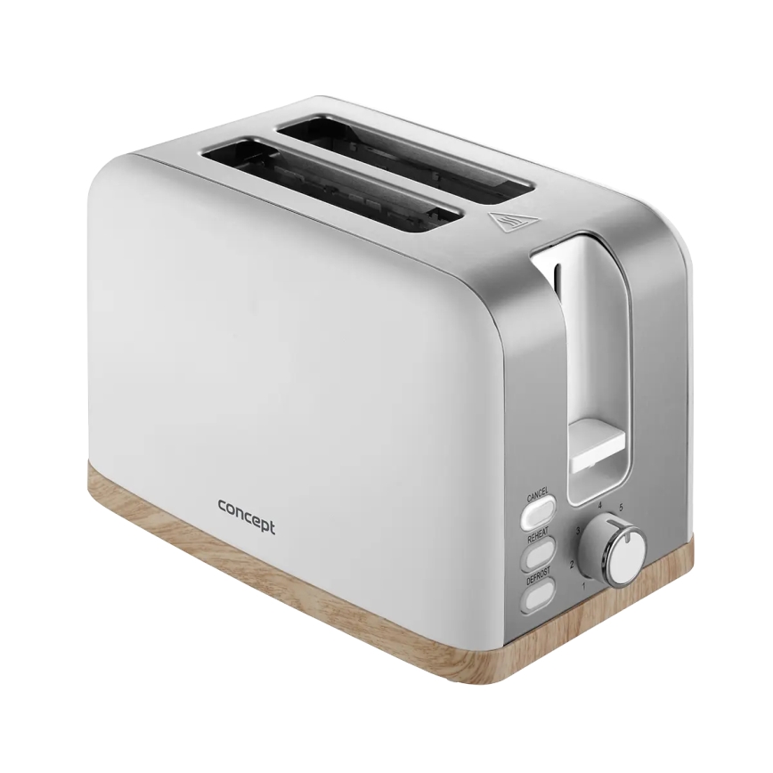 Concept TE2015 - Topinkovač s dvěma otvory 930W/230V bílá