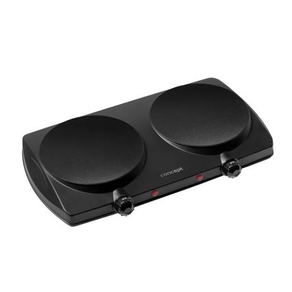 Concept VE3060 - Dvouplotýnkový vařič 2500W/230V černá