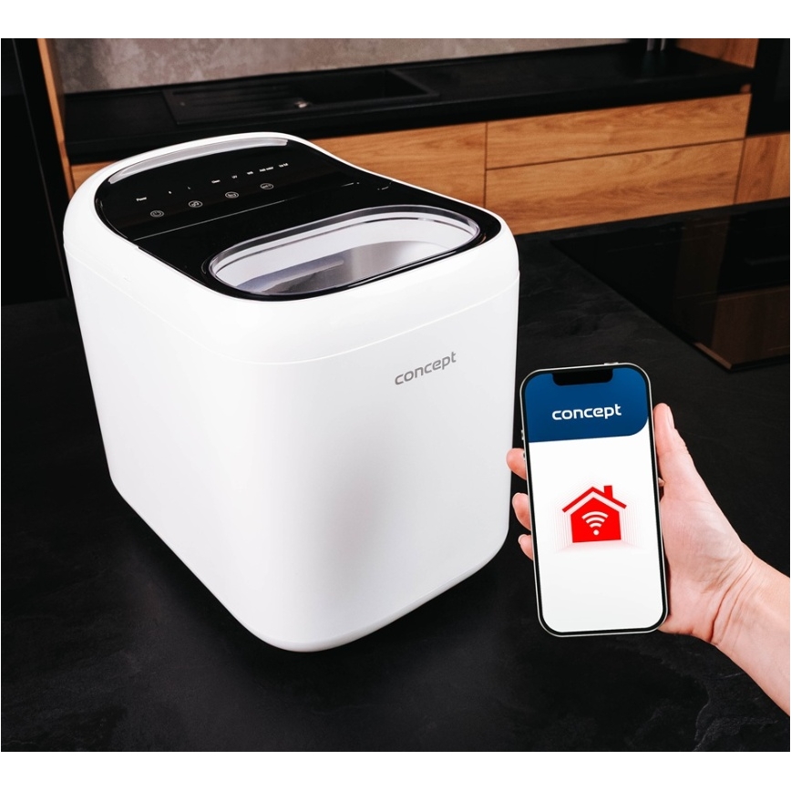 Concept VL1520 - Výrobník ledu 150W/230V Wi-Fi bílá