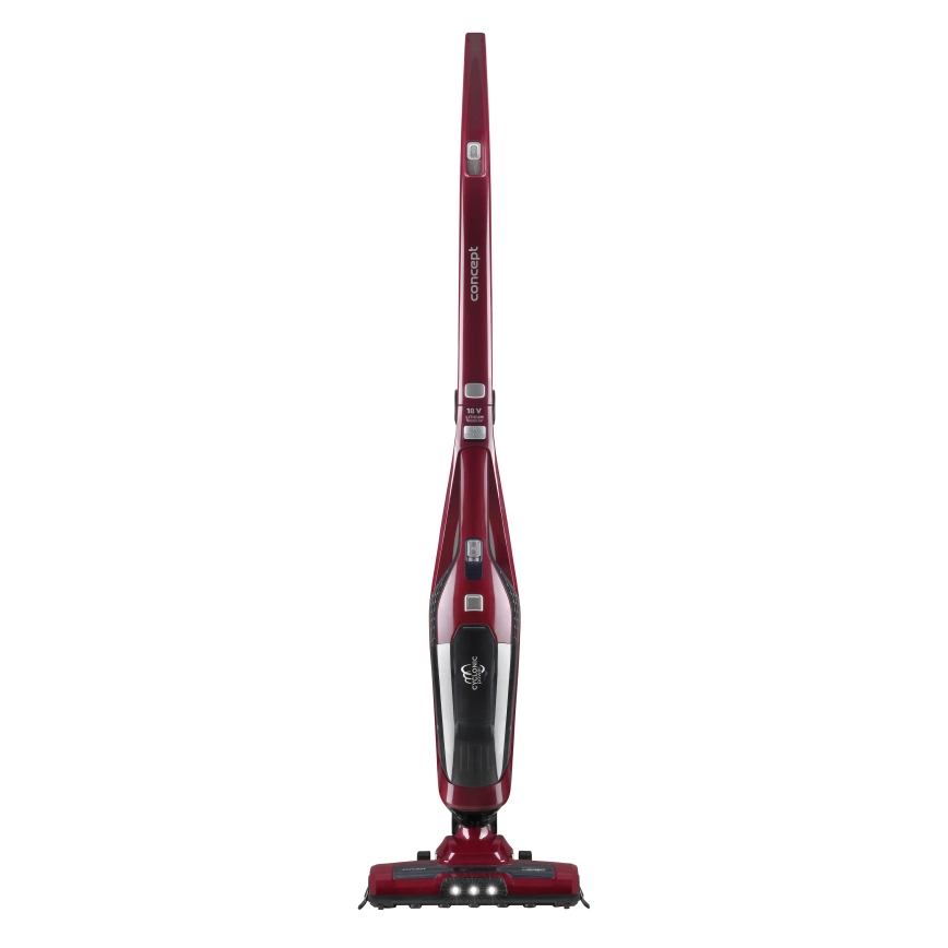 Concept VP4136 - Bezdrátový tyčový vysavač 2v1 100W/22,2V 2200 mAh červená