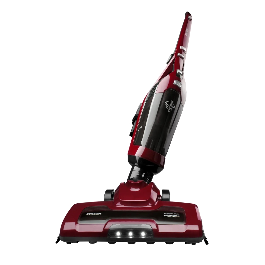 Concept VP4136 - Bezdrátový tyčový vysavač 2v1 100W/22,2V 2200 mAh červená