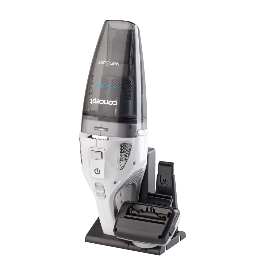 Concept VP4370 - Ruční vysavač WET & DRY PERFECT CLEAN 90W/14,8V 2200 mAh bílá