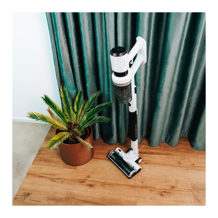 Concept VP6125 - Tyčový ruční vysavač 2v1 ICONIC Comfort Telescope 400W/29,6V 2000 mAh bílá