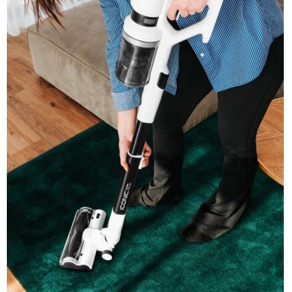 Concept VP6125 - Tyčový ruční vysavač 2v1 ICONIC Comfort Telescope 400W/29,6V 2000 mAh bílá