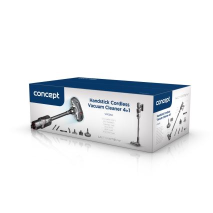 Concept VP6260 - Tyčový vysavač 4v1 ULTIMATE PRO+ 500W/29,6V 2200 mAh černá