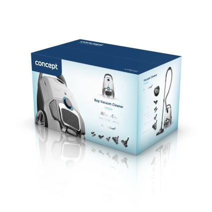 Concept VP8291 - Sáčkový vysavač PERFECT CLEAN PET EXPERT 700W/230V bílá