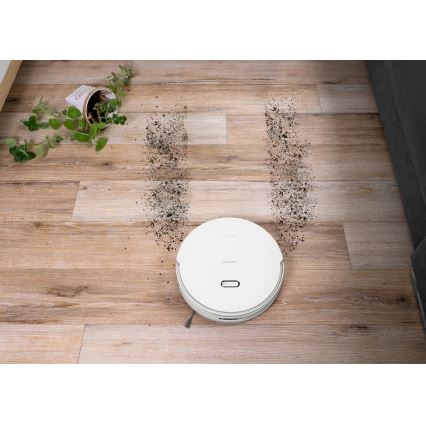 Concept VR4050 - Chytrý robotický vysavač s mopem 2v1 OPTIMUS AQUA PRO LASER 3D 600W/230V 5200 mAh Wi-Fi bílá