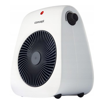 Concept vt7040 - Ventilátor s topným tělesem 1000/2000W/230V bílá