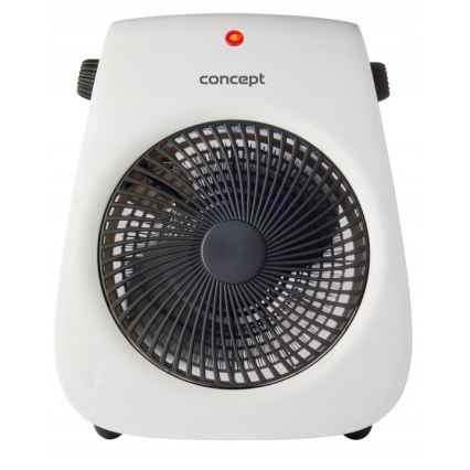 Concept vt7040 - Ventilátor s topným tělesem 1000/2000W/230V bílá