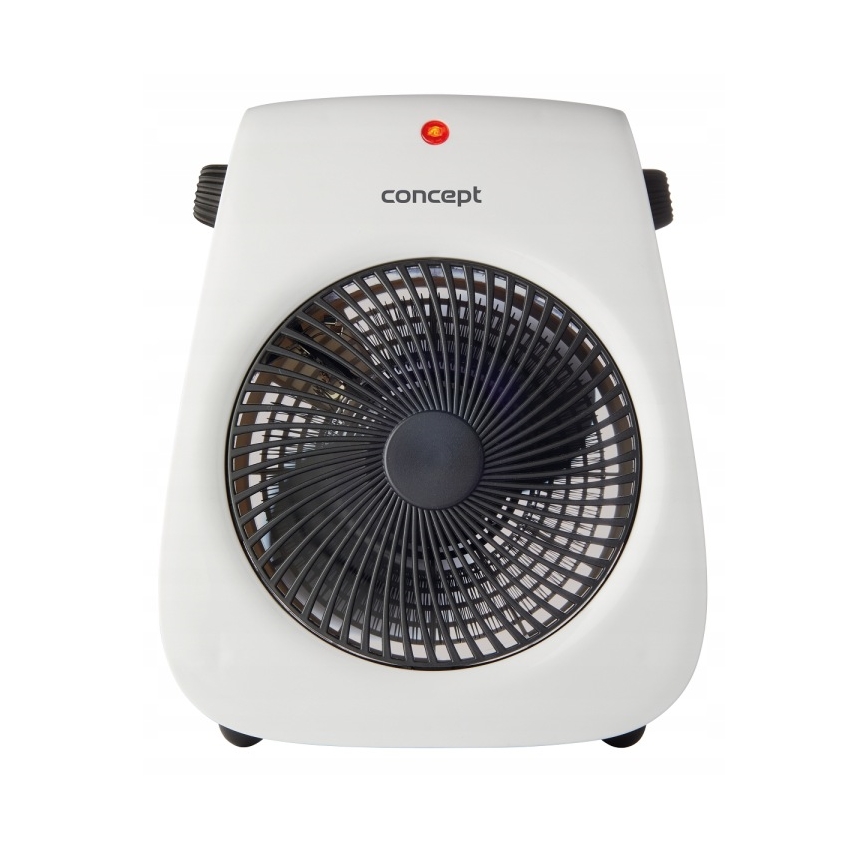 Concept vt7040 - Ventilátor s topným tělesem 1000/2000W/230V bílá