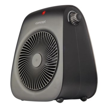 Concept vt7041 - Ventilátor s topným tělesem 1000/2000W/230V černá