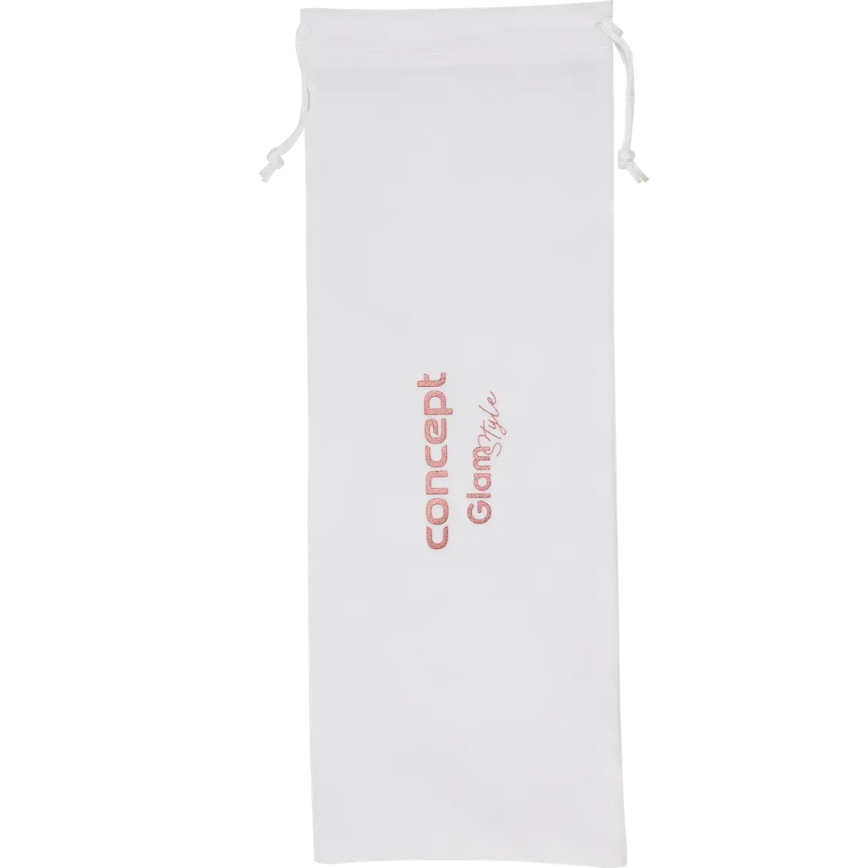 Concept VZ2110 - Žehlička na vlasy GLAM STYLE 48W/230V bílá/rose gold