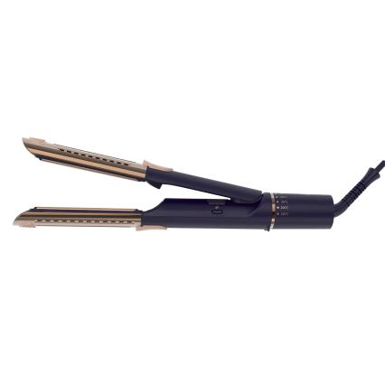 Concept VZ8100 - Žehlička na vlasy PROFI CARE 60W/230V modrá/zlatá