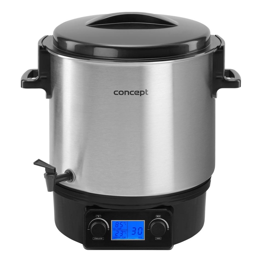 Concept ZH0040 - Zavařovací hrnec 27 l 2000W/230V nerez/černá
