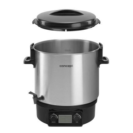 Concept ZH0040 - Zavařovací hrnec 27 l 2000W/230V nerez/černá