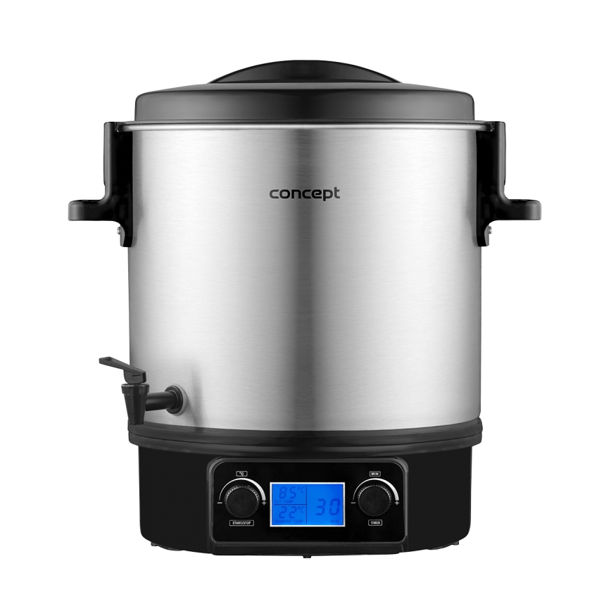Concept ZH0040 - Zavařovací hrnec 27 l 2000W/230V nerez/černá