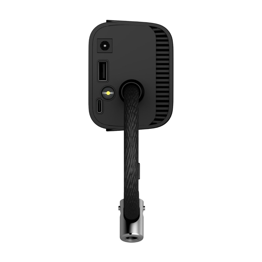 CONNECT IT CFF-4500-BK - Digitální kapesní kompresor AirFlow 80W/6000 mAh černá