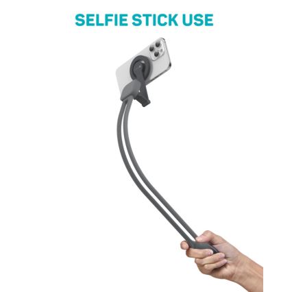 CONNECT IT CFF-6020-GY - Flexibilní magnetický dřžák telefonu na krk MagSafe