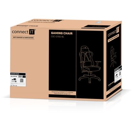 CONNECT IT CGC-0700-BL - Herní židle LeMans Pro černá/modrá