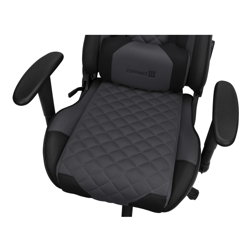 CONNECT IT CGC-1200-GY - Herní židle Monaco Pro šedá/černá