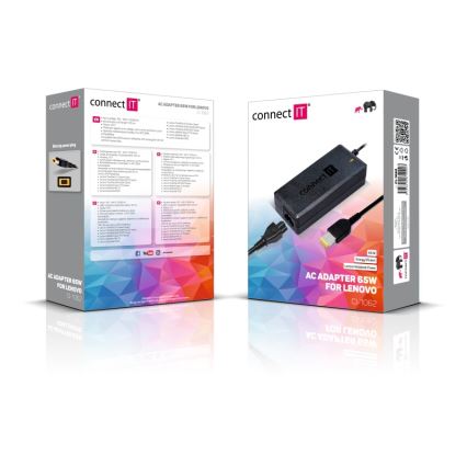 CONNECT IT CI-1062 - Napájecí adaptér pro notebooky Lenovo 65W