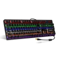 CONNECT IT CKB-3591-CS - LED RGB Drátová herní klávesnice s CZ/SK lokalizací černá + červený rámeček